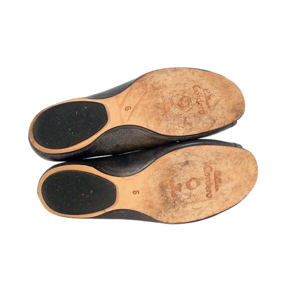 CALLEEN CORDERO $350 Starburst Studded Leather Peep Toe Flats 6 - N. HOLLYWOOD - Picture 5 of 9